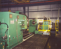 SAFOP Lathe with Airbus A380 wing cylinder (forged steel)
